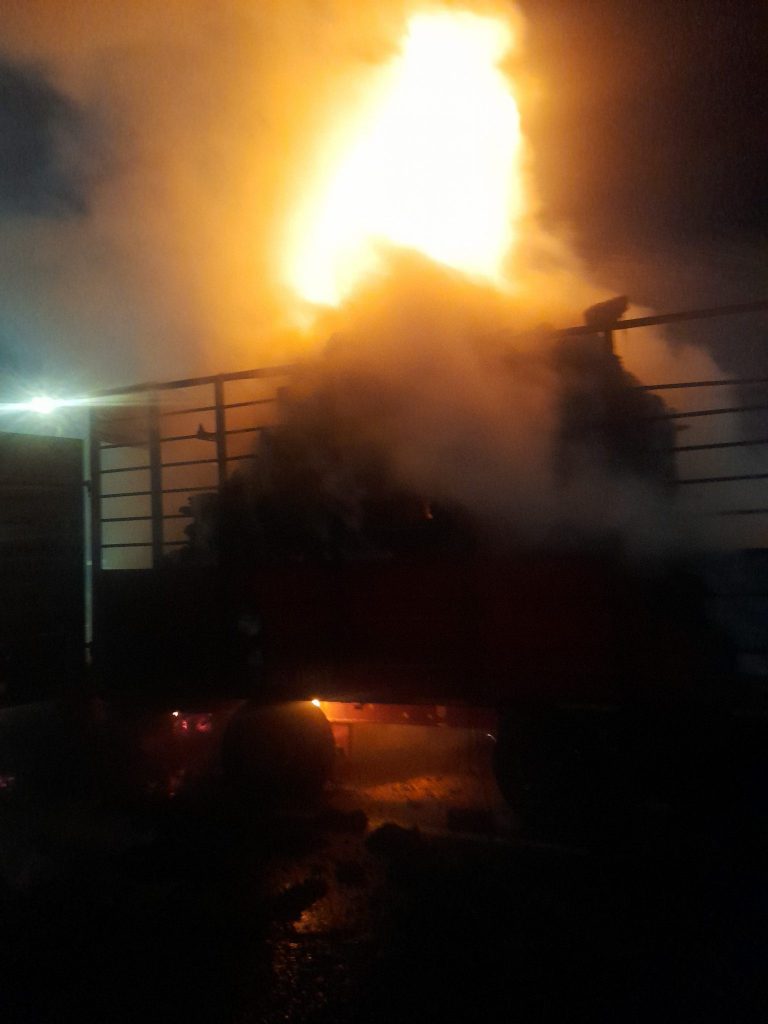 Cargo Truck Loaded with eggs destroyed by Fire 1 280440200 151397570732538 4090995705407227374 n
