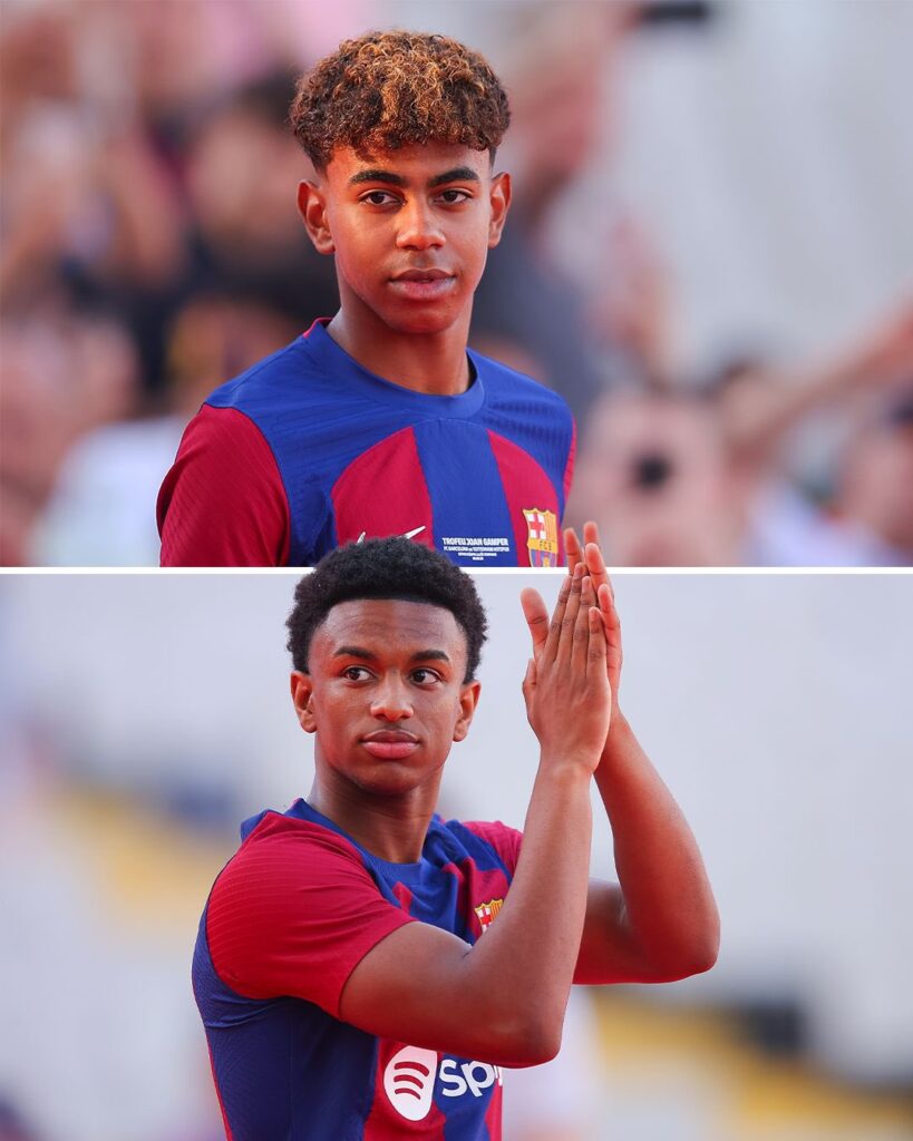 Barcelona tie down young guns Lamine Yamal and Alejandro Balde with new contracts 1 image editor output image 1133669362 1694849715076