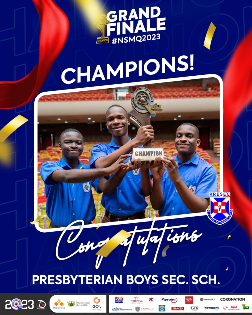 Breaking the 8: PRESEC Legon secures 8th victory as NSMQ champions 1 image 50