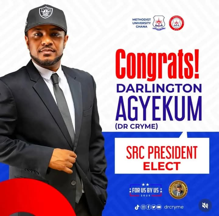 Ghanaian Rapper Dr Cryme Elected SRC President of Methodist University Ghana 2 image 7
