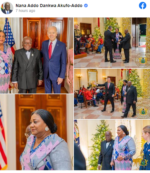 Nana Addo and Rebecca meet Joe and Jill Biden in the White House 2