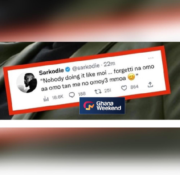 "All my haters are animals' - Sarkodie 2