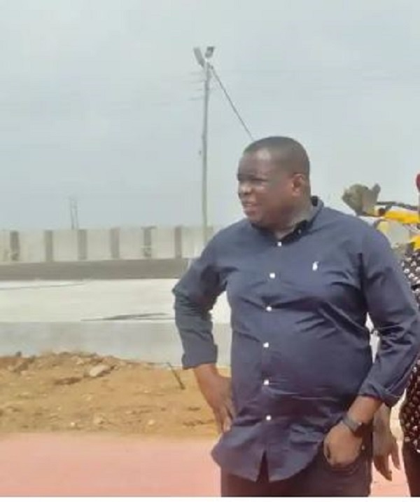 Adaklu MP inspects progress of work at Youth Resource Centre 1