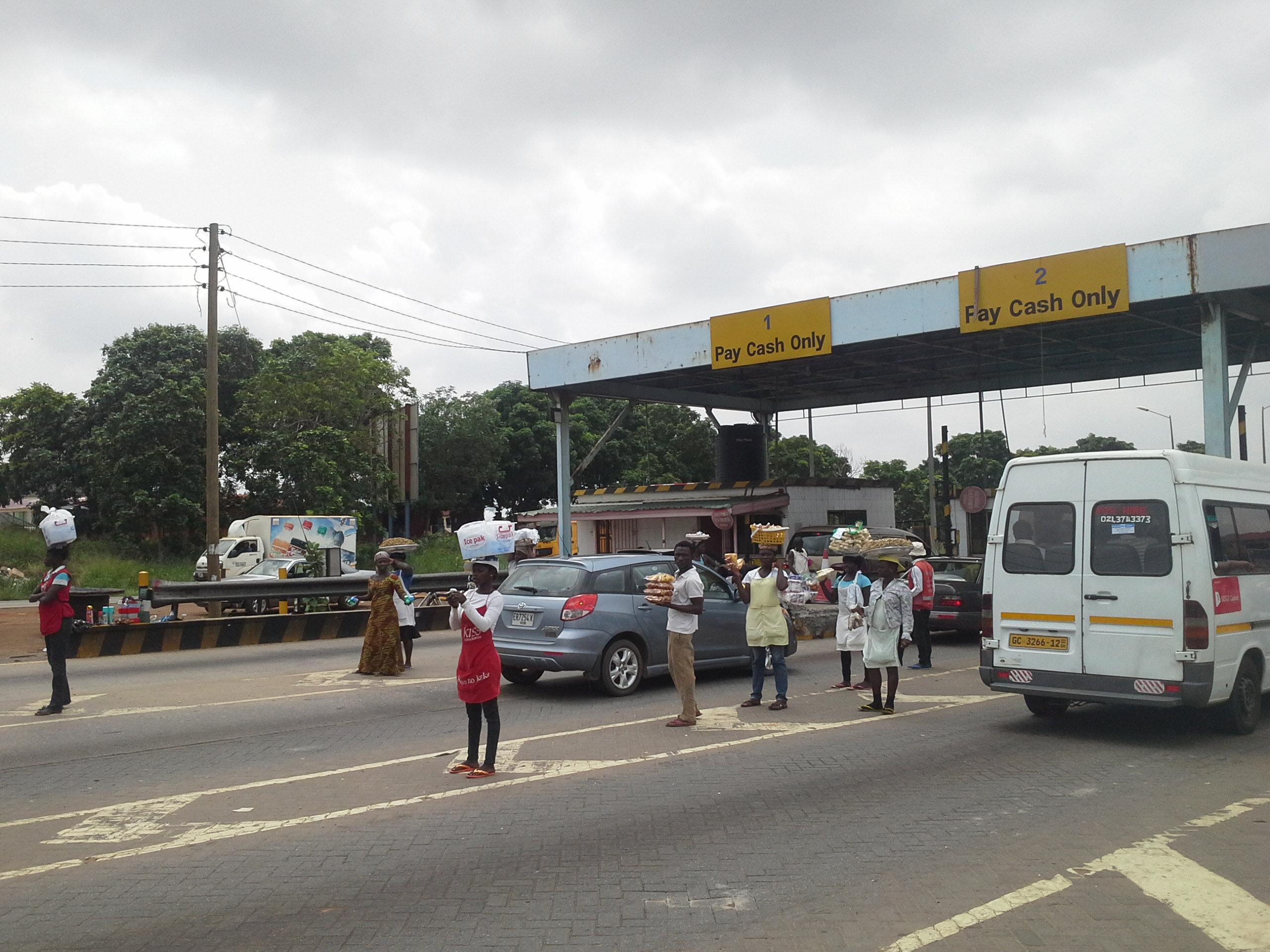 Tema Accra Motorway toolbooth