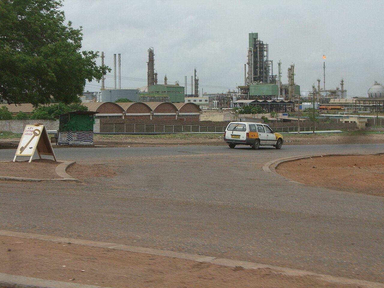 Power transmission lines and energy infrastructure in Ghana