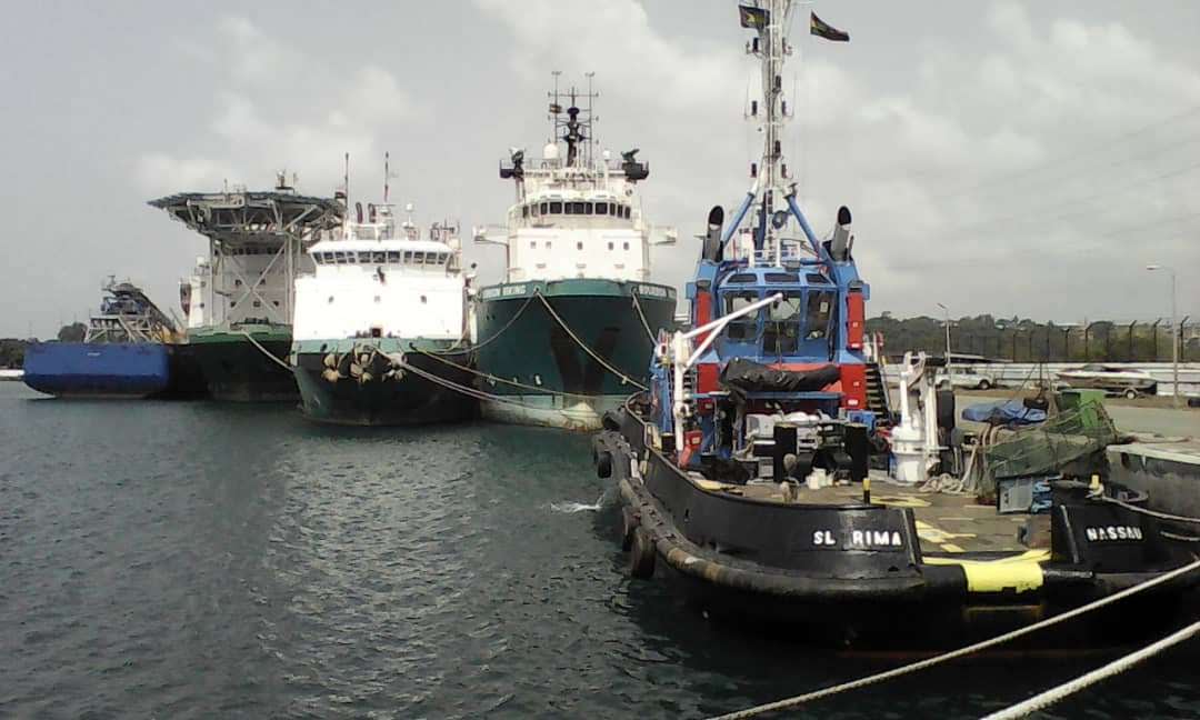 Offshore oil platform representing Tullow Oil operations in Ghana