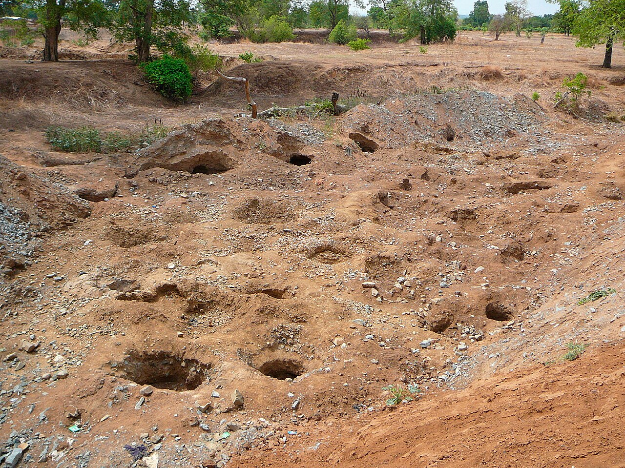 Gold mining operations and mineral resources in Ghana