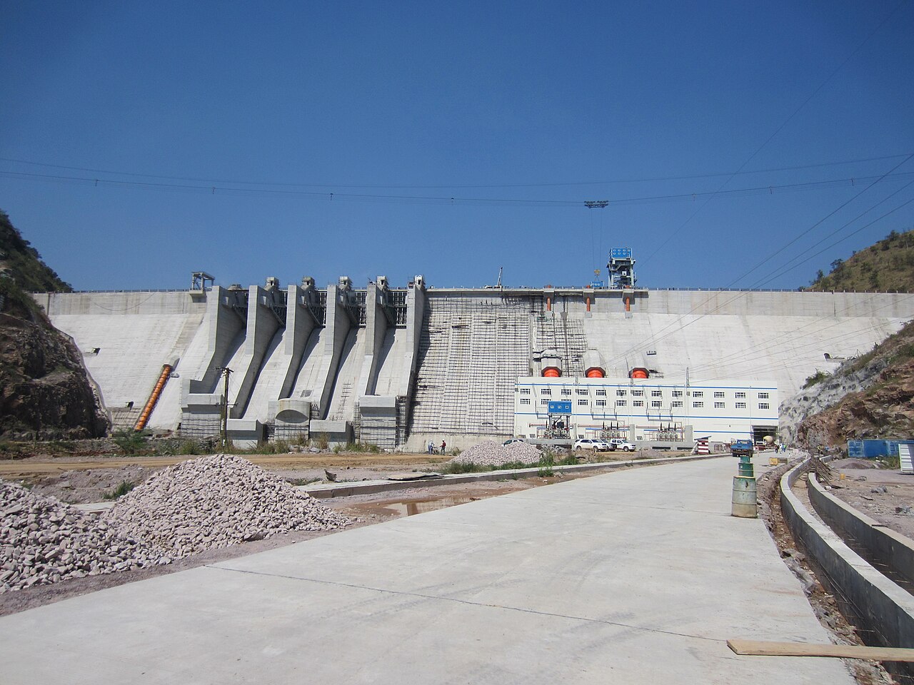 Volta River Authority hydroelectric dam facility in Ghana