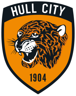 Hull City stadium and team training crest