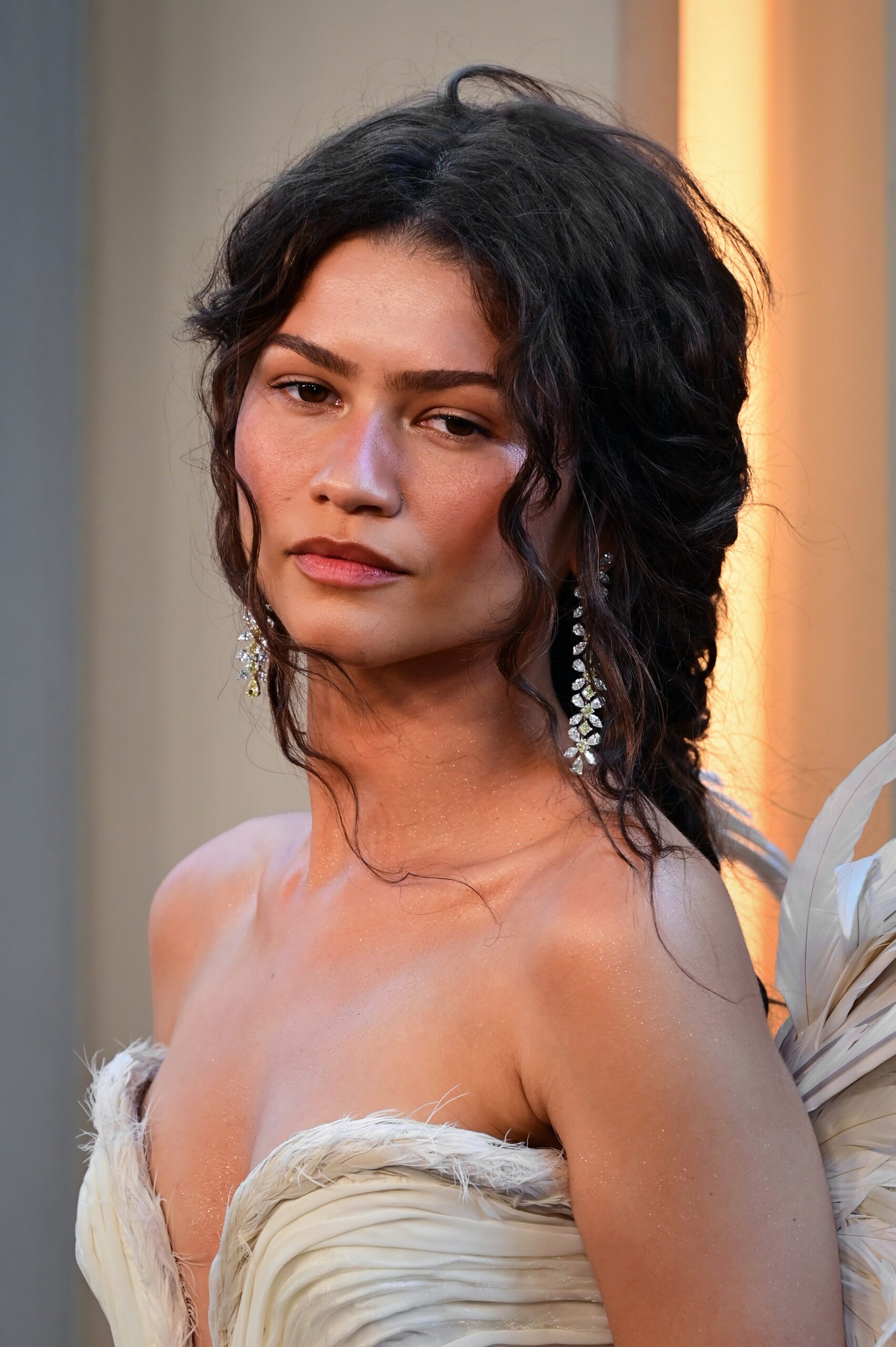 Zendaya attending an international film premiere red carpet